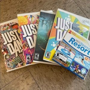 Wii just dance games bundle